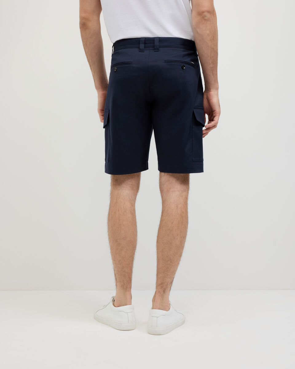 Bowie Lyocell Blend Cargo Short, Navy, hi-res